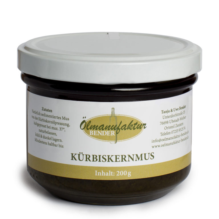 Kürbiskern-Aufstrich - Ölmanufaktur Bender